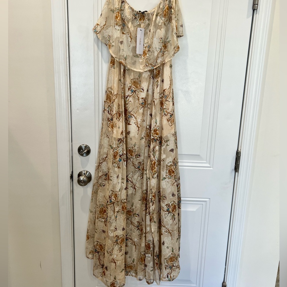 Beautiful detailed off the shoulder dress